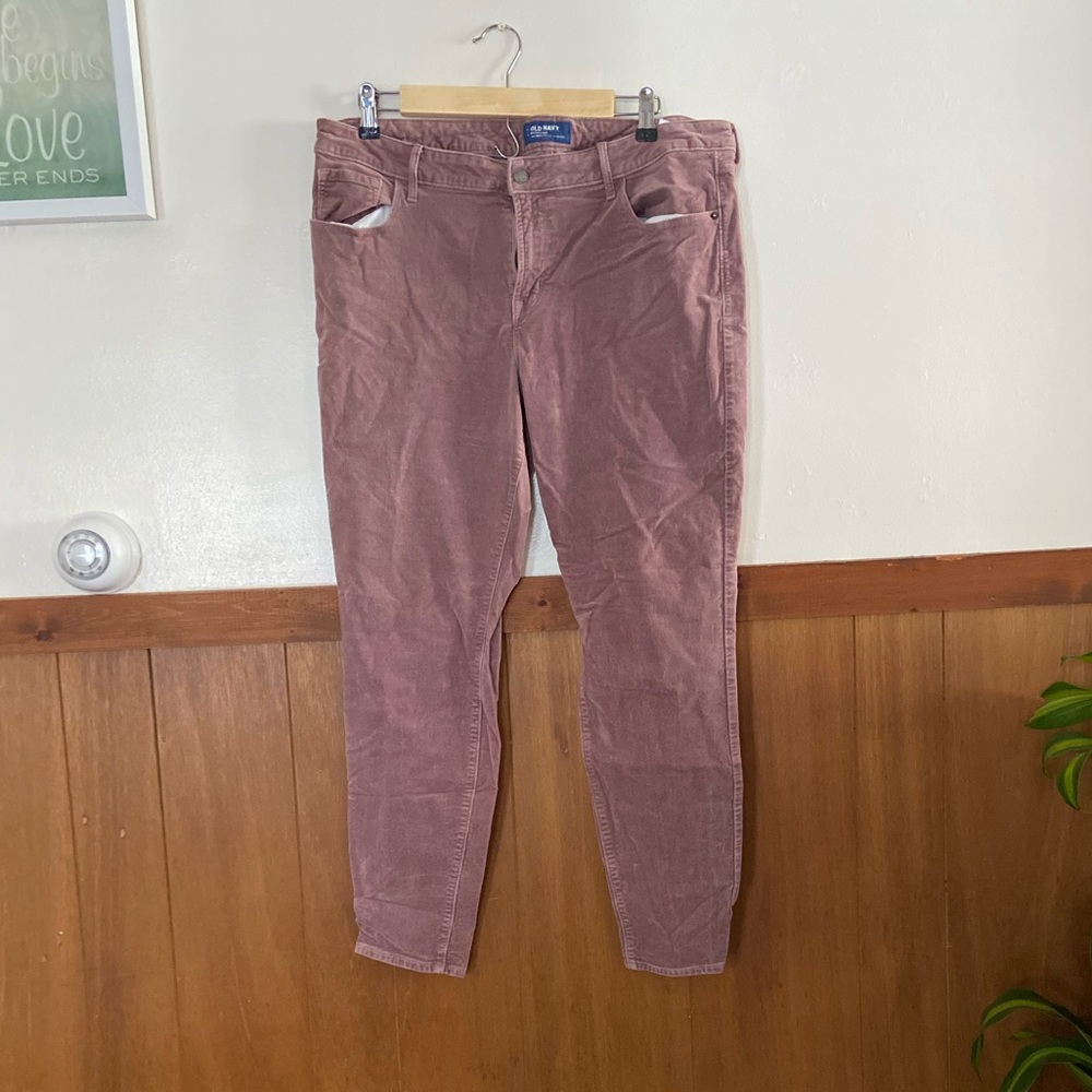Old Navy Skinny velvet pants
